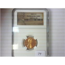 2005-S LINCOLN CENT NGC PF69RD ULTRA CAMEO