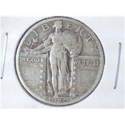 1929 STANDING LIBERTY QUARTER (VERY FINE)