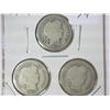 Image 1 : 1911,12 & 13 BARBER DIMES