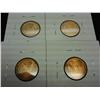Image 2 : 1946-D,46-D,49-D & 50-D LINCOLN CENTS RED UNC