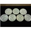 Image 2 : 7-90% SILVER KENNEDY HALF DOLLARS $3.50 FACE VALUE