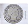 Image 1 : 1901-O BARBER HALF DOLLAR