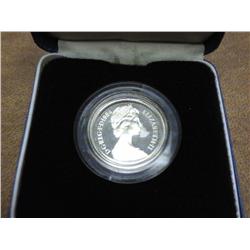 1984 GREAT BRITAIN 1 POUND SILVER PROOF