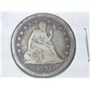 Image 1 : 1877 SEATED LIBERTY QUARTER