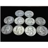 Image 1 : 10 ASSORTED 60'S WASHINGTON SILVER QUARTER