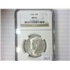 Image 1 : 1964 90% KENNEDY HALF DOLLAR NGC MS63