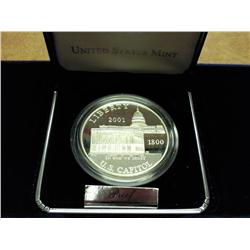 2001 CAPITOL PROOF SILVER DOLLAR