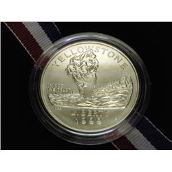 1999 YELLOWSTONE UNC SILVER DOLLAR