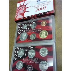 2005 US SILVER PROOF SET (WITH BOX)