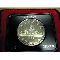 1972 CANADA SILVER DOLLAR (SPECIMEN) .3750 OZ. ASW