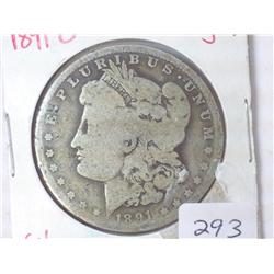 1891-O MORGAN SILVER DOLLAR