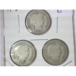3-1914-D BARBER DIMES
