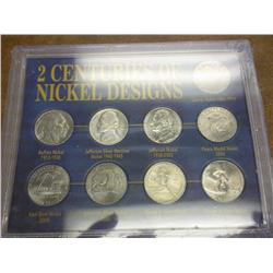 2 CENTURIES OF NICKEL DESIGNS (AS SHOWN)