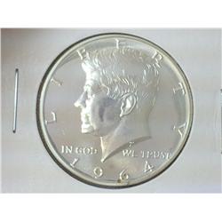 1964 SILVER KENNEDY HALF DOLLAR (GEM PROOF)