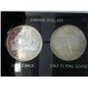 Image 1 : 1966 CANOE & 67 FLYING GOOSE CANADA SILVER DOLLARS