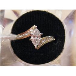 1 pc 14kt Diamond engagement ring