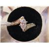 Image 1 : 1 pc 14kt Diamond engagement ring