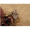 Image 3 : 1 pc 14kt Diamond engagement ring