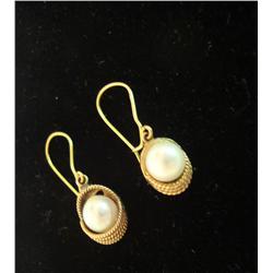 1 pr 14K Earrings