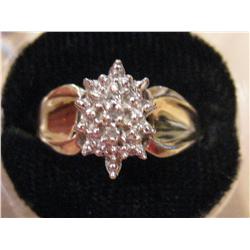 1 pc 10kt Diamond ring