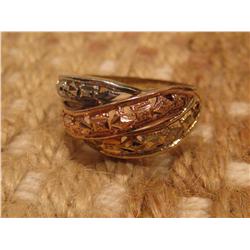 1 pc 10kt Tri-Color ring
