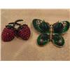 Image 1 : 2 pc Costume signed pins