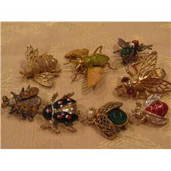 8 pc Costume pin lot