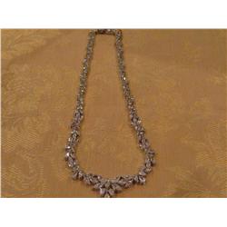 1 pc Sterling & Rhinestone necklace