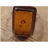 Image 3 : 1 pc Sterling & Amber ring