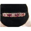 Image 1 : 1 pc 10k Ruby & Diamond ring
