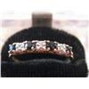 Image 1 : 1 pc 10k Sapphire & Diamond ring