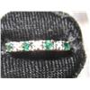 Image 1 : 1 pc 10k Emerald & Diamond ring
