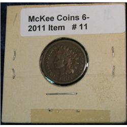 11. 1884 Indian Head Cent. G-4.