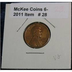 28. 1926 S Lincoln Cent. VG-8.