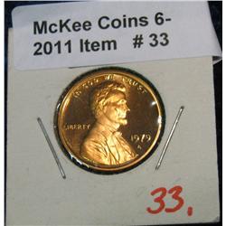 33. 1979 S Proof Lincoln Cent. Cameo Proof.