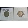 Image 1 : 48. 1921 P & 23 S Buffalo Nickels. G-VG.