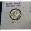 Image 1 : 69. 1942 P Mercury Dime. Brilliant Unc.