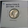Image 1 : 79. 1941 P Mercury Dime. Brilliant Unc.