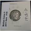 Image 1 : 96. 1912 D Barber Dime. F-12. Cleaned.