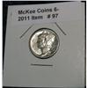 Image 1 : 97. 1941 S Mercury Dime. Brilliant Unc.