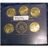Image 1 : 130. (5) Solid Brass Presidential Medals. Gem BU.