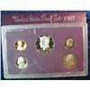 Image 1 : 214. 1987 S U.S. Proof Set. Original as issued.