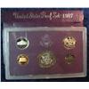 Image 2 : 214. 1987 S U.S. Proof Set. Original as issued.