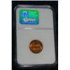 Image 2 : 281. 1960 P Small Date Lincoln Cent. NGC slabbed MS 66 RD