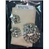 Image 1 : 339. Fabulous Large Rhinestone Cluster Broach & Earrings