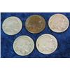 461. (5) Indian Head Buffalo Nickels dating back to 1915.