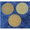 465. 1859, 1909, & 1920 Canada Large Cents.