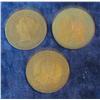 Image 2 : 465. 1859, 1909, & 1920 Canada Large Cents.