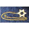 Image 1 : 501. 14K Gold Jewish Star weighing 2 Grams on a unmarked Chain.