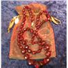 Image 2 : 504. Large Set of Red Bead Necklace & Bracelet.
